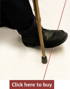 Laser cane for Parkinson's