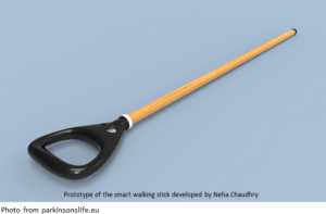 smart walking stick for Parkinson's