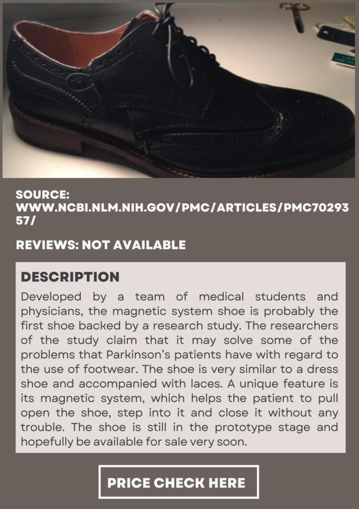 recommended shoes for Parkinson’s patients